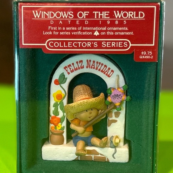 Hallmark Windows Of The World 1985. Collectors Series Feliz Navidad - Picture 1 of 4